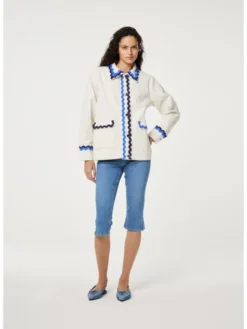 Fabienne Chapot Marynarka 6156-1607-98 Beżowy Regular Fit