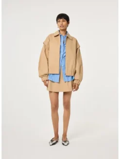 Fabienne Chapot Marynarka 6169-1813-100 Beżowy Loose Fit