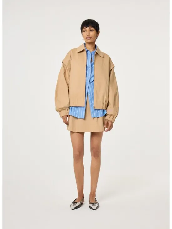 Fabienne Chapot Marynarka 6169-1813-100 Beżowy Loose Fit