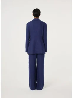 Fabienne Chapot Marynarka 6138-1770-103 Niebieski jasny Slim Fit