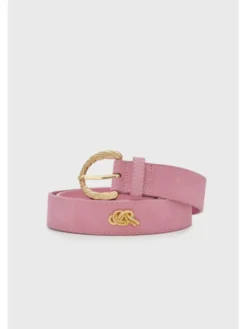 Fabienne Chapot Pasek Studded Marina Belt Różowy