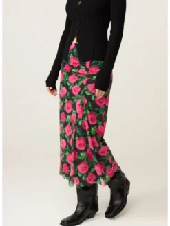 Fabienne Chapot Spódnica maxi 6971-1884-102 Czerwony Regular Fit