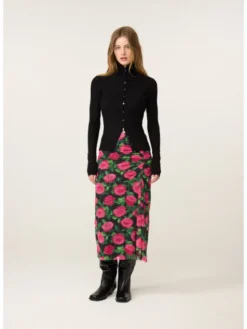 Fabienne Chapot Spódnica maxi 6971-1884-102 Czerwony Regular Fit