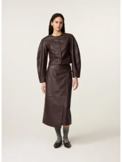 Fabienne Chapot Spódnica maxi 6990-1610-103 Brązowy Regular Fit