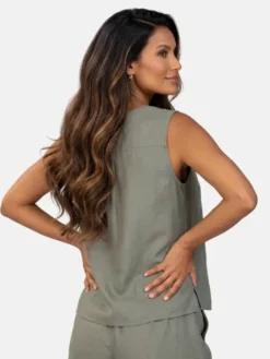 Feba Bluzka F248 Khaki Comfort Fit