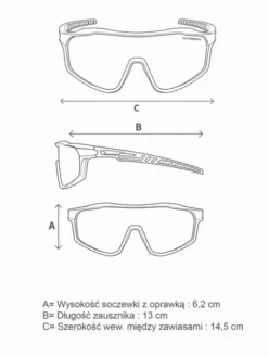 Feba Okulary przeciwsłoneczne ZF136M-481-8 Czarny