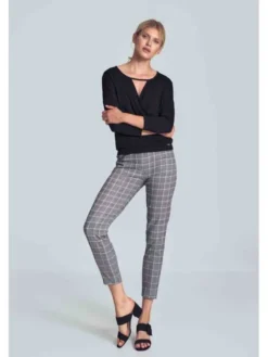 FIGL Bluzka M710 Czarny Regular Fit