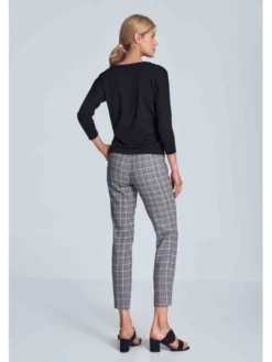 FIGL Bluzka M710 Czarny Regular Fit