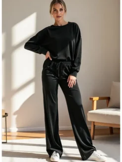 FIGL Dres M1284 Czarny Regular Fit