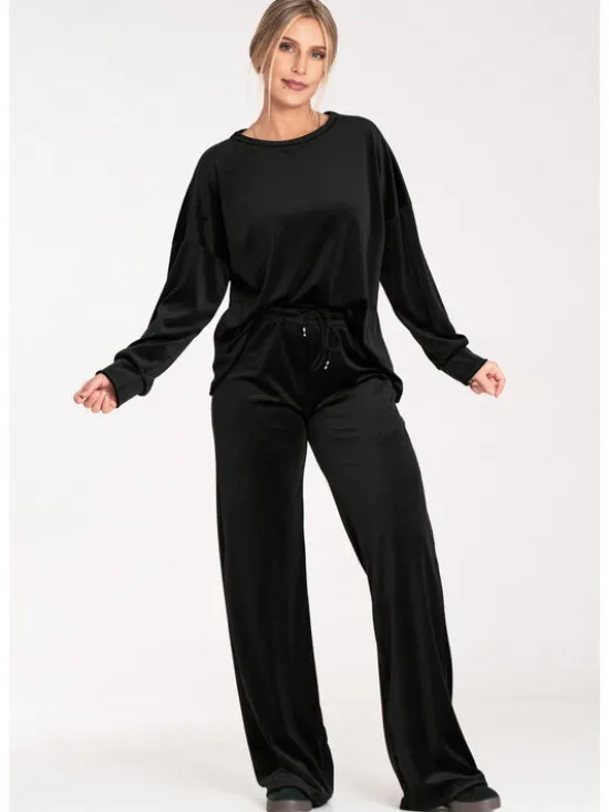FIGL Komplet dresowy M1100 Czarny Regular Fit