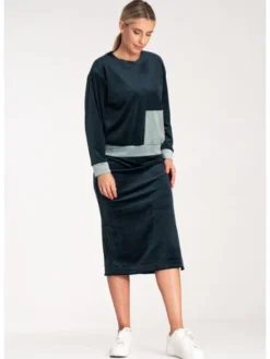 FIGL Komplet dresowy M1036 Granatowy Regular Fit