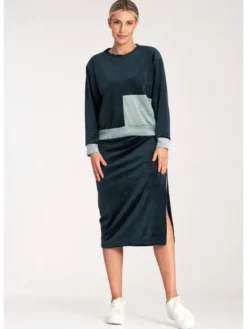 FIGL Komplet dresowy M1036 Granatowy Regular Fit