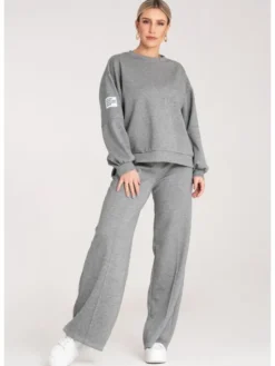 FIGL Komplet dresowy M1168 Szary Regular Fit