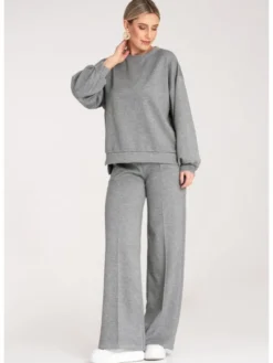 FIGL Komplet dresowy M1168 Szary Regular Fit
