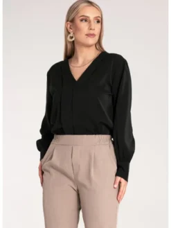FIGL Koszula M1135 Czarny Regular Fit