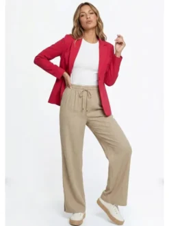 FIGL Marynarka M1339 Czerwony Fitted Fit