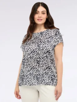 Fiorella Rubino Bluzka G00FL008723N0S1 Niebieski Regular Fit