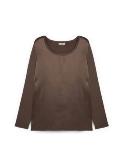 Fiorella Rubino Bluzka G248L008560N022 Brązowy Regular Fit