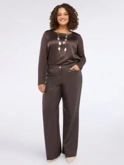 Fiorella Rubino Bluzka G248L008560N022 Brązowy Regular Fit