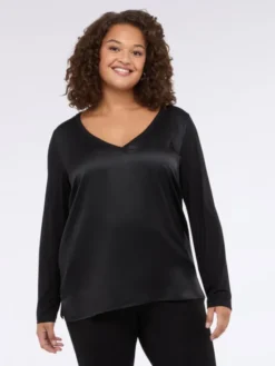 Fiorella Rubino Bluzka G251L008563N033 Czarny Regular Fit