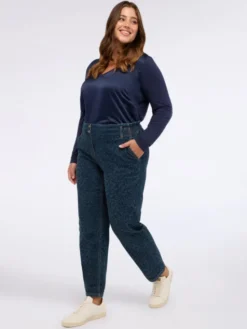 Fiorella Rubino Bluzka G251L008563N034 Niebieski Regular Fit
