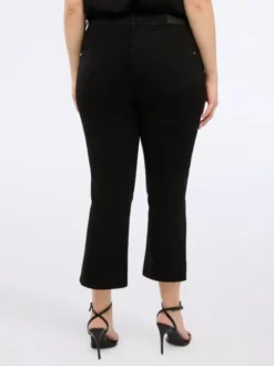 Fiorella Rubino Jeansy P406T104961N033 Czarny Flare Fit