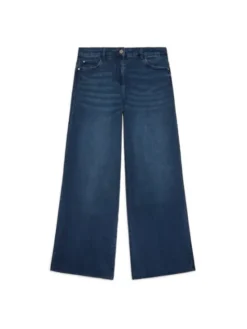 Fiorella Rubino Jeansy P407T004903N034 Niebieski A-Line Fit