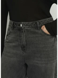Fiorella Rubino Jeansy P450T005135N013 Szary Boy Fit