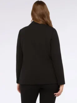 Fiorella Rubino Marynarka Q529T000212N033 Czarny A-Line Fit