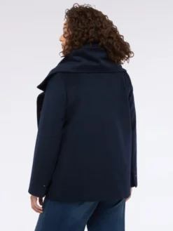 Fiorella Rubino Płaszcz zimowy 8394T100349N034 Niebieski A-Line Fit