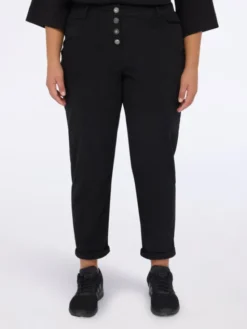 Fiorella Rubino Spodnie materiałowe P700T005112N033 Czarny Regular Fit