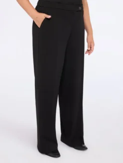 Fiorella Rubino Spodnie materiałowe P175L002197N033 Czarny Regular Fit