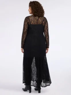 Fiorella Rubino Sukienka wieczorowa 7061T001735N033 Czarny Regular Fit
