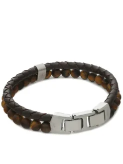 Fossil Bransoletka JF03118040 Brązowy