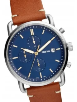 Fossil Zegarek FS5401 Srebrny