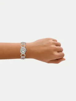 Fossil Zegarek Harlow ES5485 Srebrny