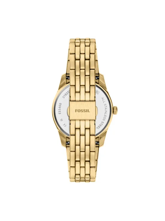 Fossil Zegarek Scarlette ES5460 Złoty