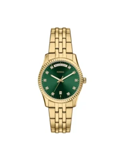 Fossil Zegarek Scarlette ES5460 Złoty