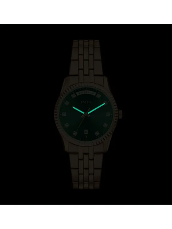 Fossil Zegarek Scarlette ES5460 Złoty