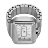 Fossil Zegarek Watch Ring ES5344 Srebrny