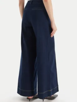Fracomina Jeansy FS25WV3004W78201 Granatowy Wide Leg