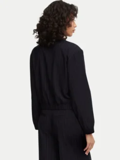 French Connection Marynarka Alia 759A5 Granatowy Boxy Fit