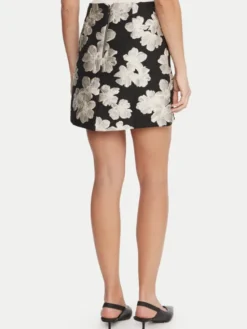 French Connection Spódnica mini 73ZAX Czarny Slim Fit