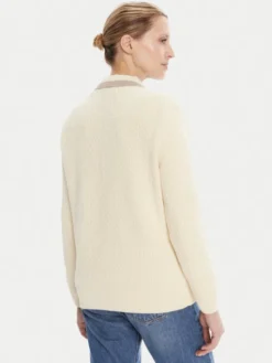 Gant Kardigan 4805343 Écru Regular Fit