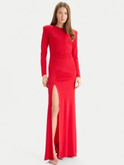 Gaudi Sukienka wieczorowa 521FD14008 Czerwony Slim Fit