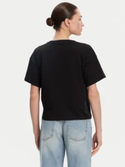 Gaudi T-Shirt 511BD64030 Czarny Regular Fit