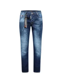 Geographical Norway Jeansy SW6365H/GNO-Blue Niebieski Regular Fit