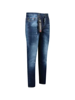Geographical Norway Jeansy SW6365H/GNO-Blue Niebieski Regular Fit
