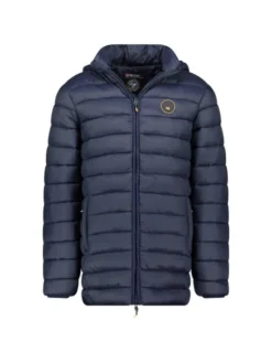 Geographical Norway Kurtka puchowa WY8852H/GN-MARINE Granatowy Regular Fit
