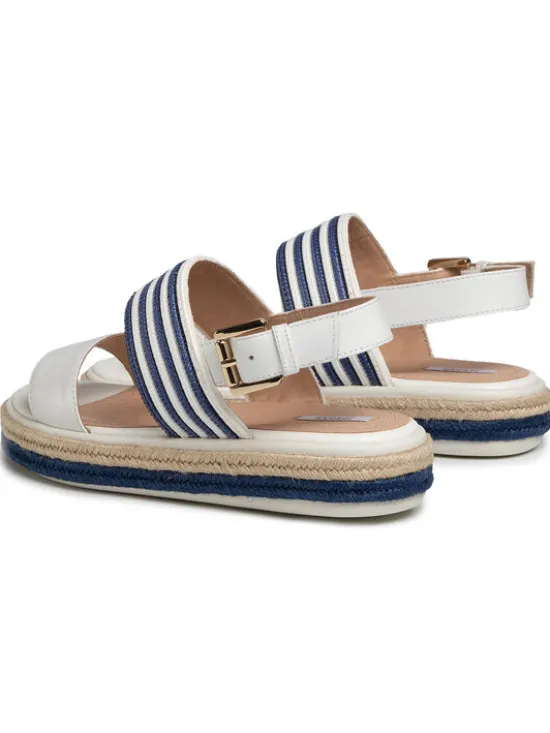 Geox Espadryle D S. Leelu'e D02GFE 04311 C0006 Biały